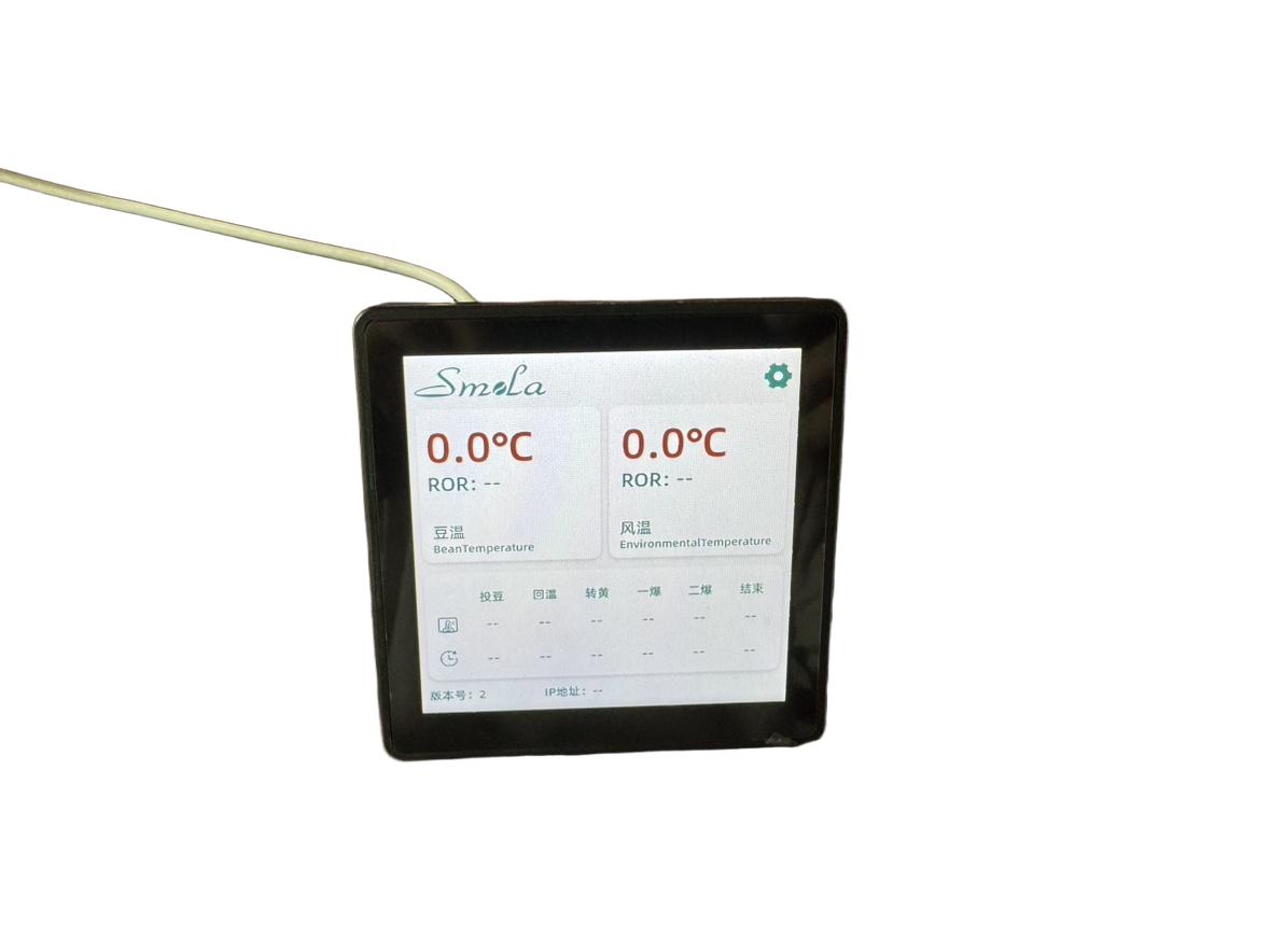 SMOLA coffee bean roasting curve recorder/thermometer   supports artist curves/WiFi support